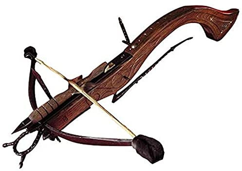 Pistolenarmbrust Holzarmbrust 1423 Jahre 53 cm AG23.01 Mittelalterliche Armbrust für historische Rekonstruktion für einen Sammler oder als Geschenk Feuert Nicht.
