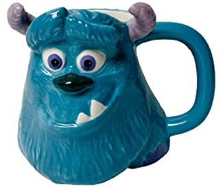 Disney Pixar Monsters Inc Mug 3D Sulley Shaped Blue Head Tea Coffee Large Cup