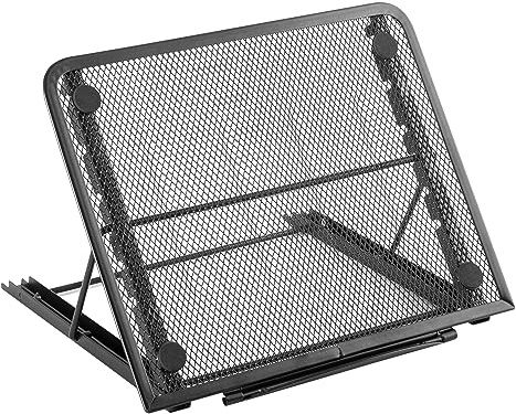 My wall Tablet Ständer HT5L, Ergonomisches Design für Laptop & Tablet, Laptop Ständer, Tablet Ständer, gegen Überhitzung, Sicherheitsstopper & rutschfeste Gummiauflage