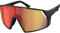 Scott Pro Shield Wechselscheiben Fahrrad Brille schwarz/rot Chrome