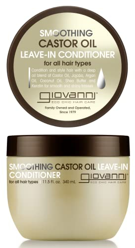Giovanni - Smoothing Castor Oil Leave-In Conditioner - 340 ml
