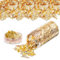 Gold Leaf Leaf Flakes Multifunction Decorative Foil Paper Gold Foil Paper Decoration Kitchen Mousse Baking Pastry Craft Decoration 30ml