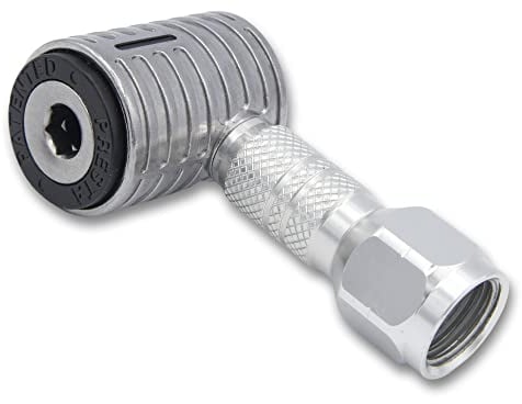 JACO Lightning XP Lock-on Air Chuck for Presta Valve Bike Tires - 1/4 F-NPT (Open Flow) | Quick-Connect Locking Attachment for Tire Inflator Air Compressor (Patented)