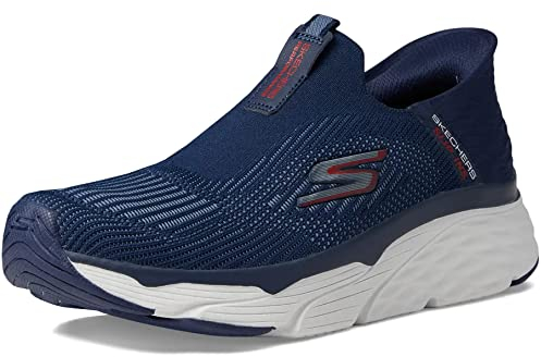 Skechers Herren Max Cushioning Elite Advantageous Sneakers,Sports Shoes, Marineblau, 42.5 EU