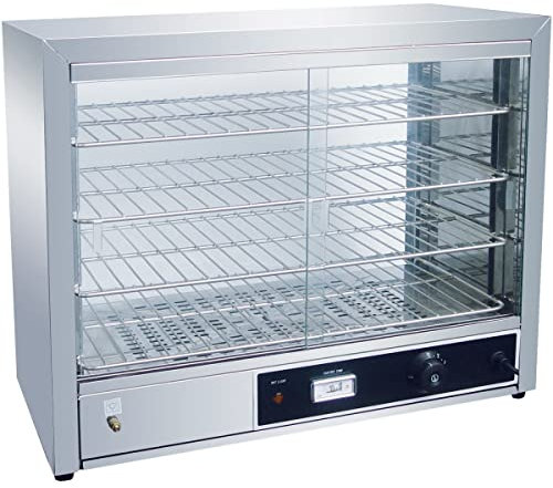 Stalwart DA-SW580 Commercial Hot Display case Pie Warmer 4 Shelves Countertop