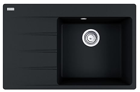 Franke Centro CNG 611-78A Black Matt - 114.0627.620 Granitspüle