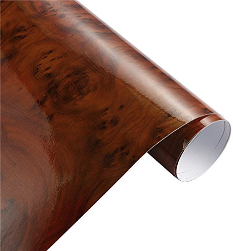 Auto Folieren Folie,Carbon Fiber Wrap DIY 10/30 * 100 cm glänzend holzkorn PVC Vinyl Film Auto internen Dekoration Aufkleber wrap wasserdichtes Korn strukturiertes abziehbarer zubehör (Color : 1303 B