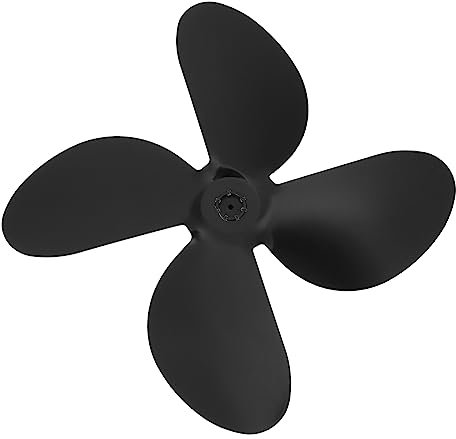PRETYZOOM 3sätze Aluminiumlegierung Kaminventilator Flügel Blättrig Leise Effizient Für Optimale Warmluftverteilung Geeignet Für Holzöfen Und Kamine Einfache Montage Und Austausch