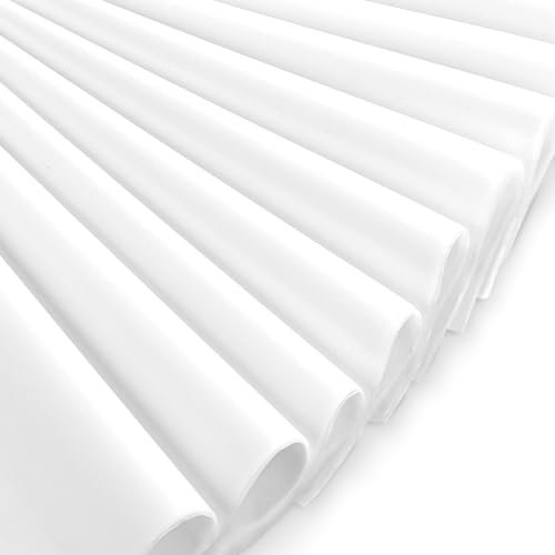 Kesote 60 Feuilles Papier de Soie Blanc 35 x 50cm, Emballage pour Loisirs Créatifs et Décoration DIY, Papier d'Emballage Cadeau pour Halloween, Noël et Fête de Mariage