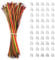 VISSQH 50 Paires(100Pcs) JST Connecteur avec Câble Électrique 150mm 28AWG,JST1,5 ZH 3 Pin Connecteur Mâle et Femelle,Micro JST Connecteur Câble Prise et Femelle