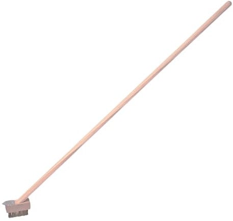 JOROBA Weed Wire Brush HeavyDuty - Patio Brush OutDoor Brush Decking Cleaner - Patio Weed Brush With Weeding Tool - Patio Scrubbing Brush Moss Brush