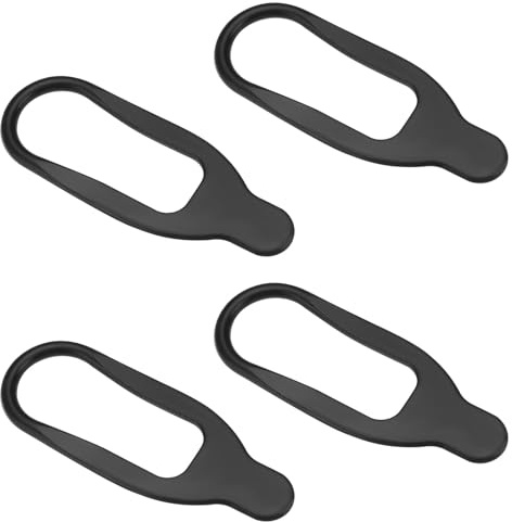 ECSiNG 4 x Gummigurte für ATV-Werkzeug, Gummi-Befestigungsgurt für ATV, Flexgrip, V-Werkzeug, feste Angelruten, Schaufeln, Eisbohrer und Bauernhof-Werkzeuge