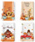 Arquiel 4 Piezas Paños de Cocina Calabaza de Otoño Algodón Toallas de Cocina Hojas de Arce Suaves y absorbentes Toallas de té y Toallas de Barra, 48 x 70 CM
