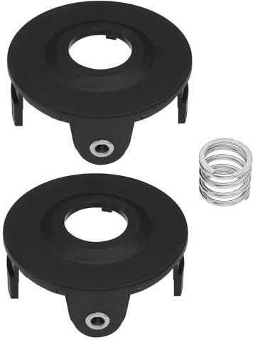 VGOL 2 PCS Rasentrimmer-Spulenabdeckungs-Ersatzfeder-Kits 196146-9 195858-1 Kompatibel mit Makita Batteriesense 18 V DUR181 DUR181Z Schwarz