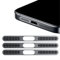 GIOPUEY Adesivo Antipolvere a Rete per iPhone 16 PRO, 3 Pezzi Altoparlante di Protezione Integrato e Porta di Ricarica, Anti Dust - Black