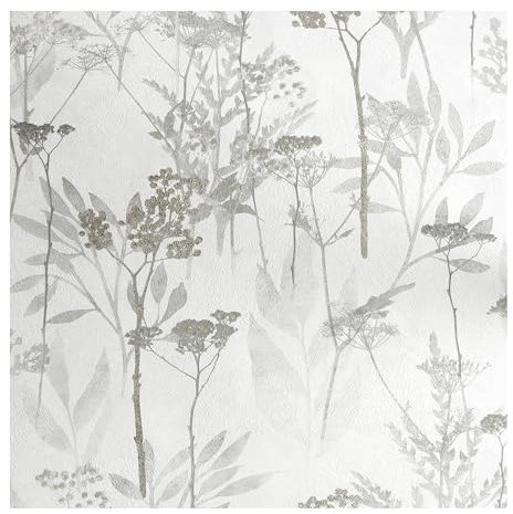 Superfresco Easy Solstice Neutral Floral Wallpaper | Paste The Wall | Neutral Floral | Eco-Friendly