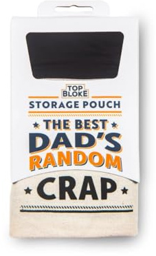 History & Heraldry Personalised Top Bloke storage pouch (Contemporary, Dad)