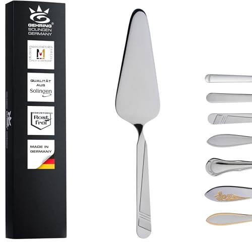 Gehring Solingen Esprit Tortenheber I Kuchenheber für Pizza und Gebäck, Lasagne, Quiche aus Edelstahl 18/10 I spülmaschinengeeignet I Made in Germany