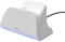 Trust GXT 255W Cargador Mando PS5 DualSense, Cargador Playstation 5 con Diseño Place-on, Carga Rápida, Iluminación LED, Alfombrilla Antideslizante, Cable USB-C-C Incluido, Accesorios PS5, Blanco