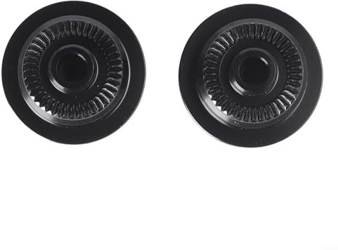 Convertitori coprimozzo per Koozer XM490, materiale in lega, colore nero, opzioni QR/perno passante, perfetto per mozzo bicicletta MTB (QR anteriore)