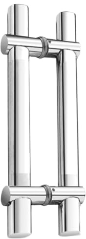 pomo de tirador para puertas de cristal, Tirador de puerta granero for armario, tirador doble cara for ducha baño(40cm)