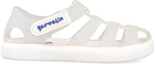 Garvalín Bio Basic-Sandalen für Kinder, Beige, Weiß B050, 29 EU