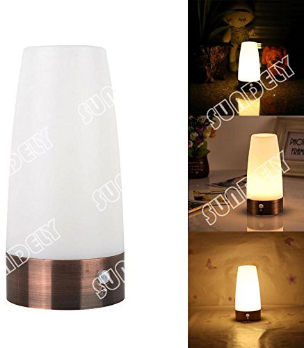 SUNDELY® Round Wireless PIR Motion Sensor Lamp Battery Hallway Table LED Night Light New