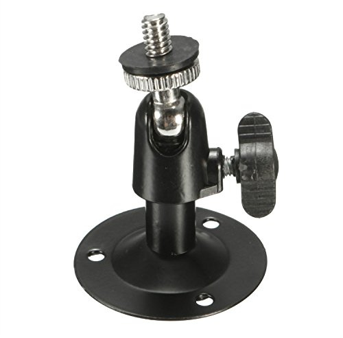 Schwarz Mini Metall Kamerahalterung Wandhalterung Decken für CCTV Kamera Stativ