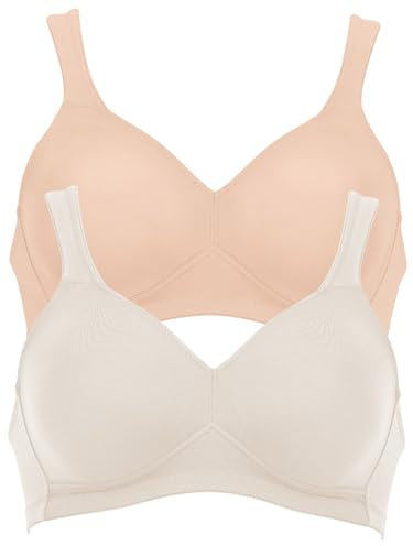 Anita 2er Sparpack BH ohne Bügel Twin 5493 Gr. 95B in 1xchampagner 1xdesert