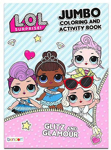 LOL Jumbo Coloring and Activity Book - Set of 2