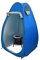 24ocean WC Klo-Set – Klapptoilette mit Pop-Up Zelt Duschzelt Umkleidezelt, Farbe:Blau/Grau, Ausführung:Einweg 30 Beutel
