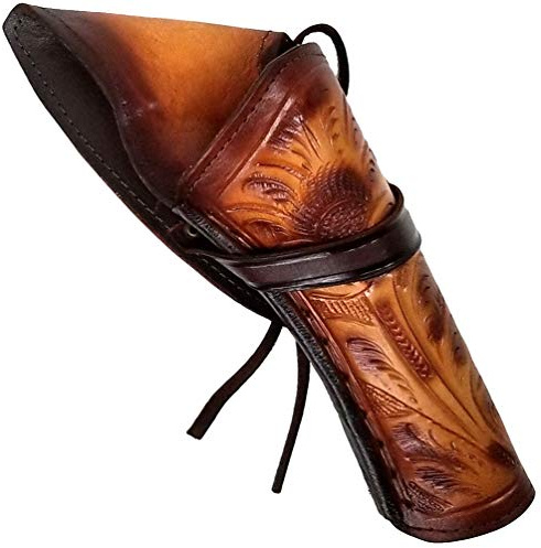Modestone Right Handed Cross Draw Holster for Pistolengürtel Leather Western Tan