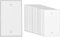 NewYorkCables Pack of 10 Blank Wall Plate Cover| White Blank Switch Plate Covers| Standard Size 4.50 x 2.76|ABS Plastic Made 0 Port Face Plate| Decorative Wall Plate| Switch Plate Outlet Cover