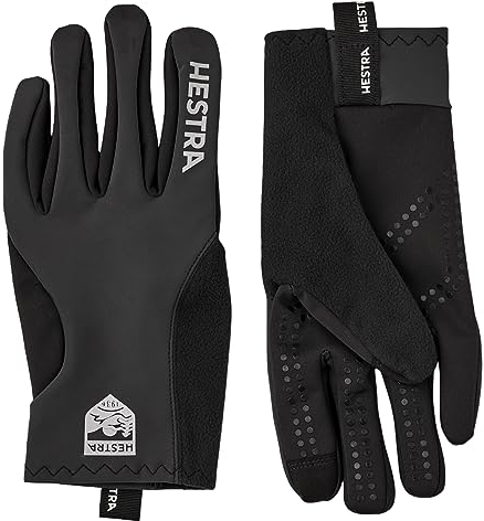 HESTRA Damen, Herren Fingerhandschuhe Runners All Weather Dark Grey 10