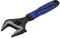Faithfull FAIAS200W39 200 mm (8 Inch) Wide Mouth Adjustable Wrench 39 mm (1.5 Inch) Jaw Capacity Silver/Blue 39 mm Capacity