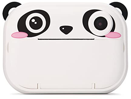 Instant Print Kids Digital Camera & Video Camcorder with Selfie Camera by Kidamento, Scavenger Hunt Momento Book, 32GB Memory Card - Model P