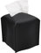 Livelab Contenitore per fazzoletti, quadrato, decorativo, in pelle PU, moderno, organizer per carta facciale, dispenser per bagno, piano di lavoro, comodini, scrivania, auto, 12,7 x 12,7 x 12,7 cm,