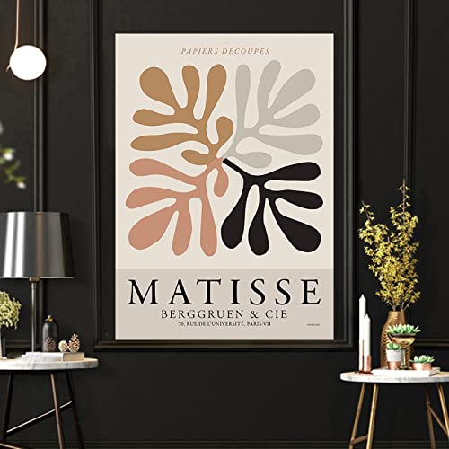Henri Matisse Poster Bunte Linie Botanischer Baum Grünes Blatt Poster Vintage Abstrakte Pflanze Galerie Poster Minimalistische Wand Bilder Matisse Kunstdrucke Matisse Bild 0609280