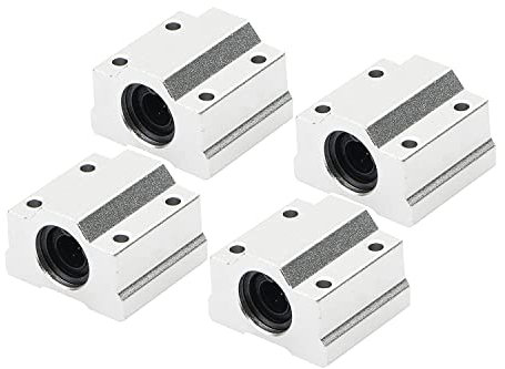 Unxuey Lineares Kugellager, SC8UU Linear Motion Kugellager CNC Gleitbuchse 34 mm Länge 4 Stück