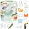 ScrapCooking - Seau de 16 Emporte-Pièces Animaux - Découpoirs à Biscuits en Métal - Moules Petits Gâteaux - Renard, Dinosaure, Lapin, Ours, Éléphant - Idée Cadeau Pâtisserie Jungle Anniversaire - 2028
