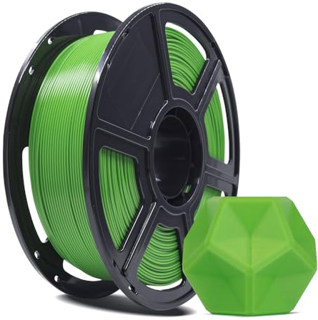 FLASHFORGE 3D-Drucker-Filament, PLA PRO Filament 1,75 mm, 1 kg Spule, Maßgenauigkeit +/- 0,02 mm für FDM 3D-Drucker, bessere Zähigkeit und kein Verknoten (Grün)