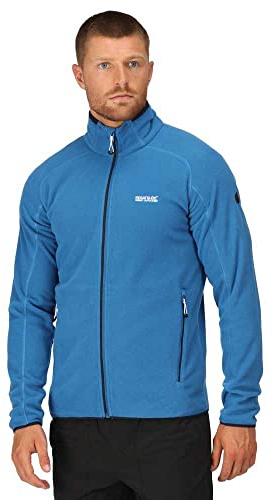 Regatta Herren Fleecejacke mit durchgehendem Reißverschluss von Hadfield, Blau (Snorkel Blue), L