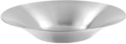 PRETYZOOM Piatto in Acciaio Inossidabile Stile Coreano Piatto Per Pasta e Insalata Portatile Due Strati