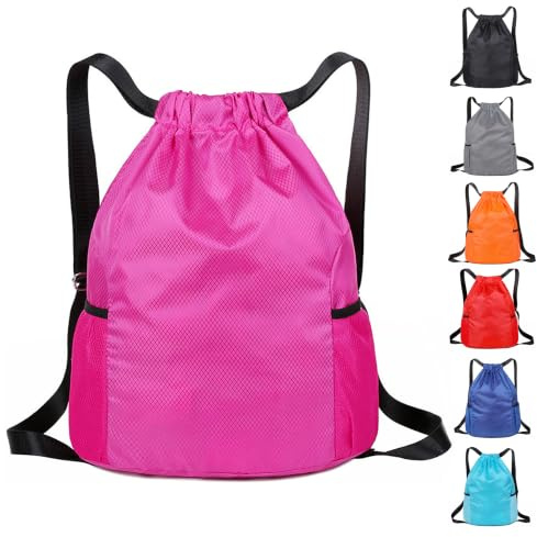KANGSIT Kordelzugbeutel - Wasserdichter PE-Schwimmbeutel, Unisex Turnbeutel