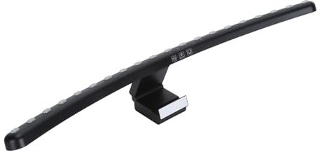 Curved LED Monitor Light Bar, Eye Caring Computer Screen Lamp Bar USB Powered LED Reading Light with 3 Color Temperature Adjustment Brightness, for Home Office Game