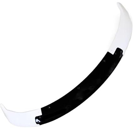 ALturn ABS Paint Front Lip Splitters Bumper Flaps Spoiler,Compatible For Tesla MODEL 3 2018 2019 2020 3pcs/set(Black white)
