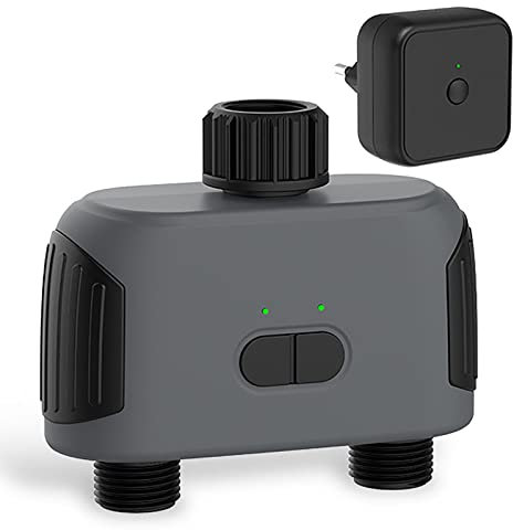 Smart Water Timer for Garden Hose, WiFi Sprinkler Timer with Hub, Automatic Irrigation System, Up to 20 Plans, APP Control - Perfect for Garden Watering