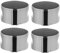 Yardenfun 4pcs Zinc Alloy Gas Stove Knobs for Easy Control Metal Range Knobs Ignition Buttons for Kitchen Cooktops Replacement Parts for Gas Hobs
