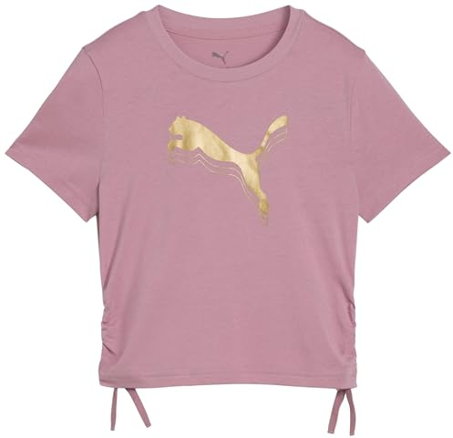 Puma Girl's ESS Metallic Knotted Tee G Tees (1er Pack)