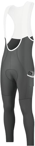 CEROTIPOLAR Thermische Radträgerhose Herren Lang – Winter Fahrradhose mit Gepolstertem Sitz, Winddicht bis -10°C